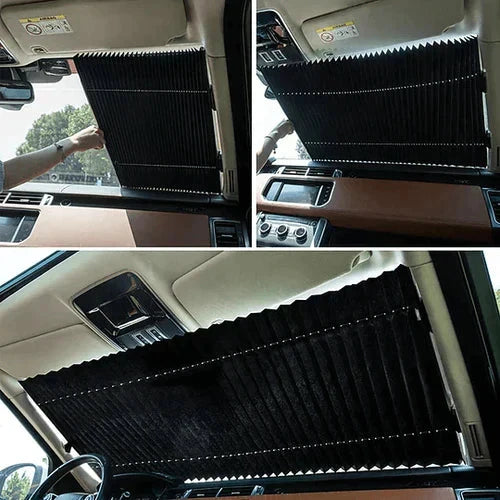 Protetor Solar Automotivo Retrátil com Proteção UV - SolarShield Kito Magazine 