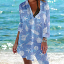 Saída de banho chemise Cecília Vestuari Feminino - Saída de banho chemise Cecília KITO MAGAZINE Modelo 2 P 