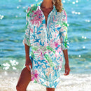 Saída de banho chemise Cecília Vestuari Feminino - Saída de banho chemise Cecília KITO MAGAZINE Modelo 9 P 