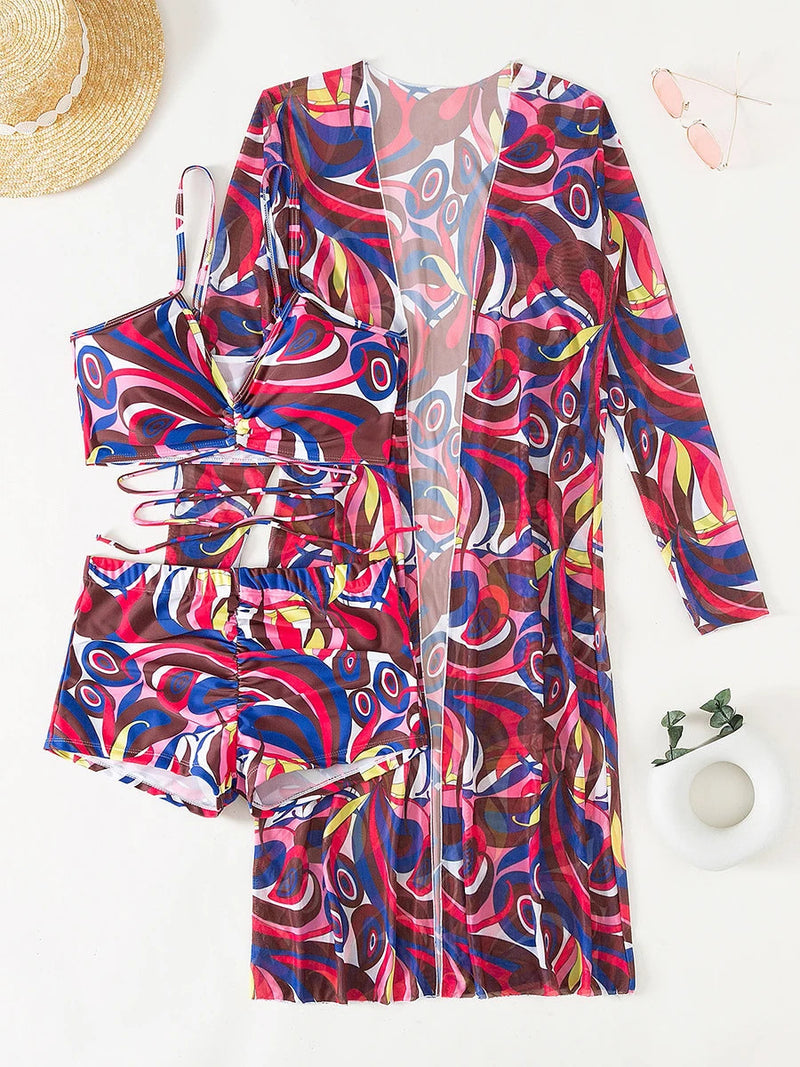 Saída de Praia Lívia + Biquíni Saída de Praia Lívia+ Biquíni KITO MAGAZINE 