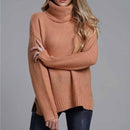 Suéter Feminino Suelen Tricô Gola Alta Casacos Femininos - Suéter Feminino Suelen Tricô Gola Alta - Conforto e Elegância para Todos os Looks Kito Magazine Rosê P 