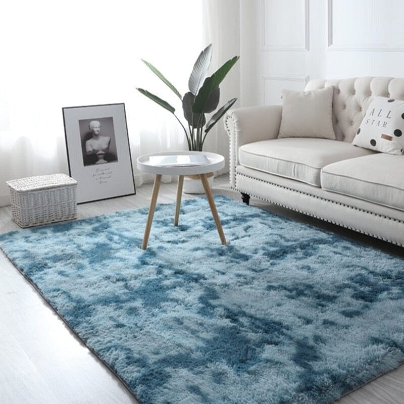 Tapete para Sala Extra Macio Sala - Tapete para Sala Extra Macio Design & Casa - Coleção Decoração Kito Magazine Azul 80x160cm 