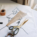 Tesoura de Aço Inoxidável Dourada Escritório - Tesoura de Aço Inoxidável Dourada KITO MAGAZINE 