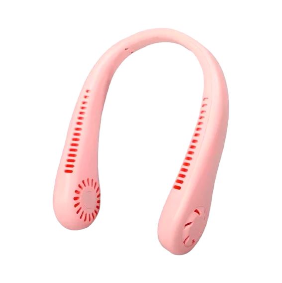 Ventilador de Pescoço TurboMax [ULTRA REFRESCANTE] Climatização e Ventilação - ventilador de pescoço KITO MAGAZINE 1 rosa 