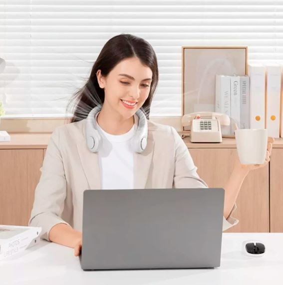 Ventilador de Pescoço TurboMax [ULTRA REFRESCANTE] Climatização e Ventilação - ventilador de pescoço KITO MAGAZINE 